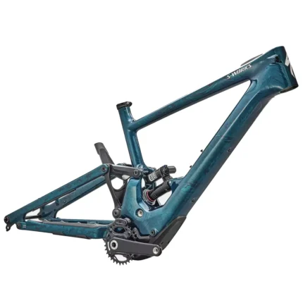 Teal Tint Smoke Strata Specialized S-Works Turbo Kenevo SL 2 electric mountain bike frameset