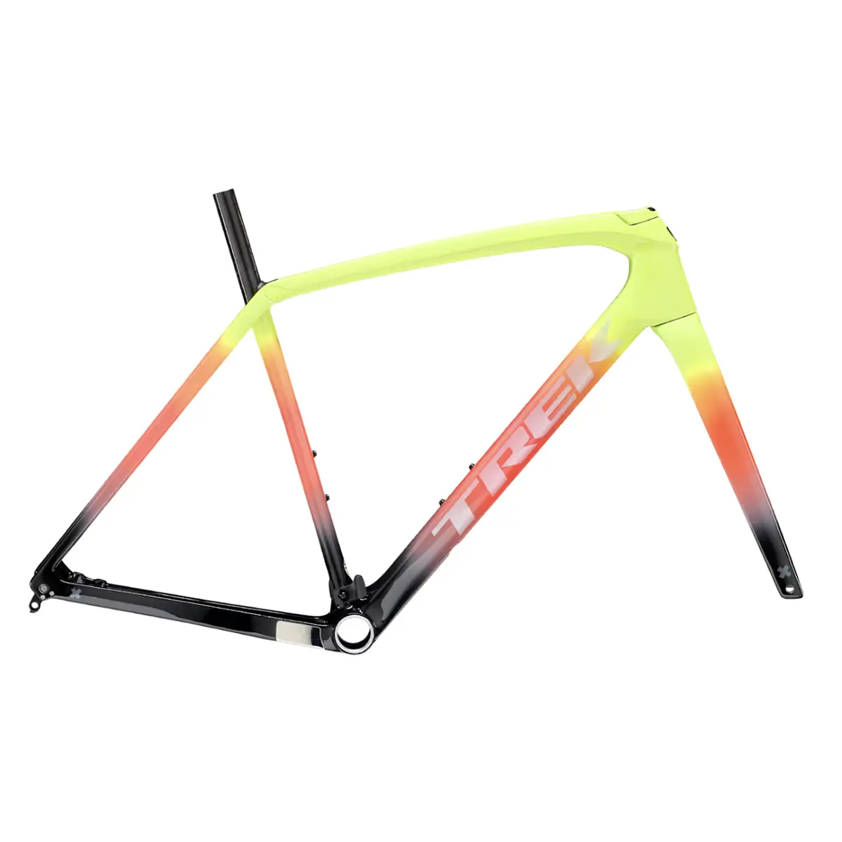 Trek Boone Disc Frameset in Glowstick to Living Coral Fade Trek Boone Disc Frameset in Glowstick to Living Coral Fade
