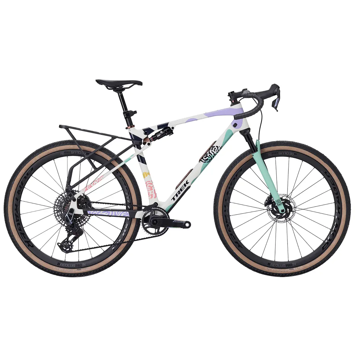 Trek Check-OUT SL 7 AXS gravel bike in Era White Trek Check-OUT SL 7 AXS gravel bike in Era White