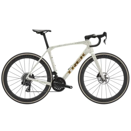 Trek Domane SLR 7 AXS Gen 4 gravel bike in Era White