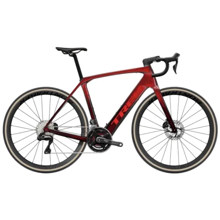 Trek Domane+ SLR 7 in Red Carbon Smoke