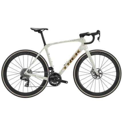 Trek Domane SLR 9 AXS Gen 4 gravel bike in Era White