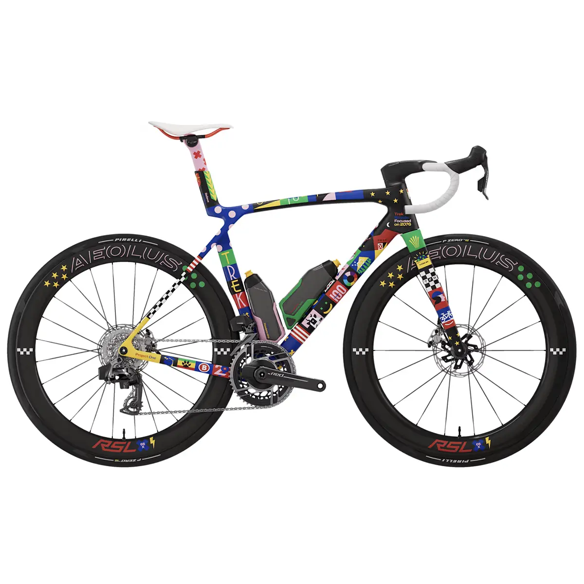 Trek Madone SLR 9 AXS Gen 8 Road Bike in ICON The First 50 color Trek Madone SLR 9 AXS Gen 8 Road Bike in ICON The First 50 color