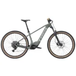Trek Marlin+ 6 electric mountain bike in Matte Keswick Green