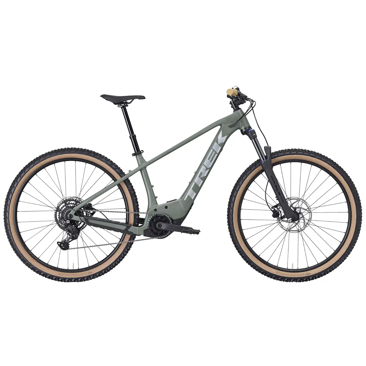 Trek Marlin+ 6 electric mountain bike in Matte Keswick Green Trek Marlin+ 6 electric mountain bike in Matte Keswick Green
