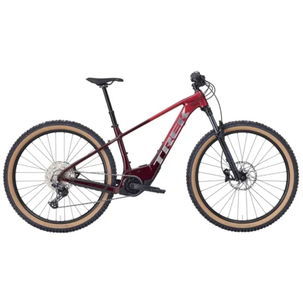 Trek Marlin+ 8 electric mountain bike in Fury Red