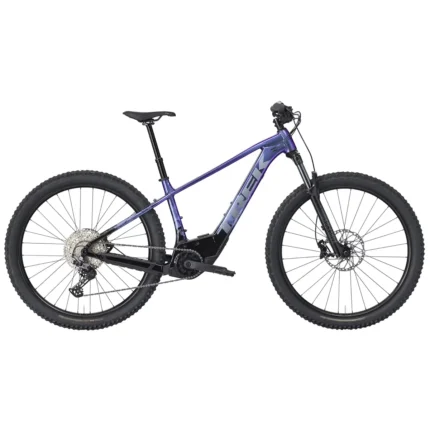 Trek Marlin+ 8 electric mountain bike in Purple Flip