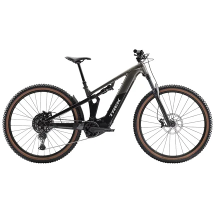 Trek Powerfly FS+ 4 Gen 4 electric mountain bike in Dark Web