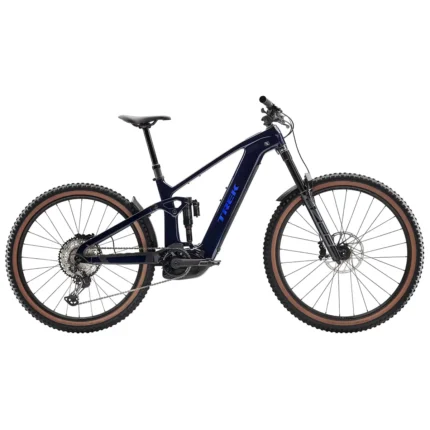 Trek Rail+ 9.7 Gen 5 electric mountain bike in Navy Smoke