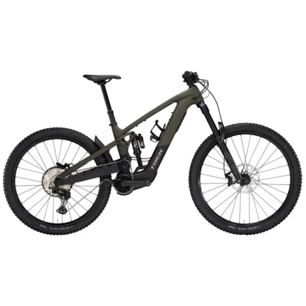 Trek Slash+ 9.7 SLX:XT electric mountain bike in Olive Drab