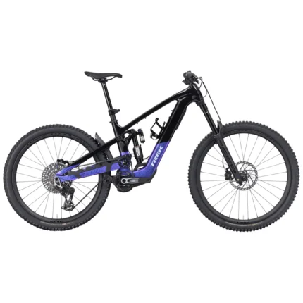 Trek Slash+ 9.9 electric mountain bike in Purple Flip