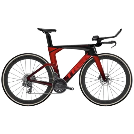 Trek Speed Concept SLR 7 AXS triathlon bike in Metallic Red Smoke