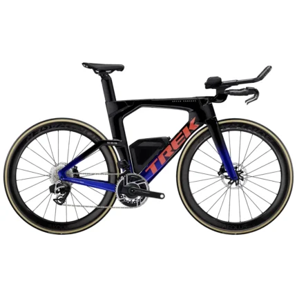 Trek Speed Concept SLR 9 AXS triathlon bike in Black to Hex Blue Fade