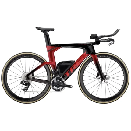 Trek Speed Concept SLR 9 AXS triathlon bike in Metallic Red Smoke