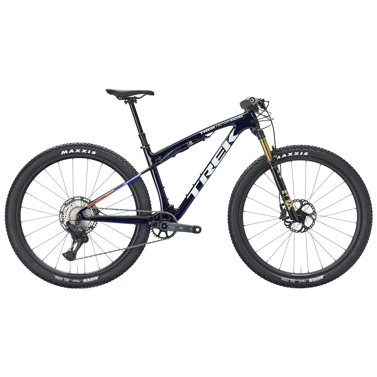 Trek Supercaliber SLR 9.8 XT Di2 Gen 2 in Navy Smoke color Trek Supercaliber SLR 9.8 XT Di2 Gen 2 in Navy Smoke color